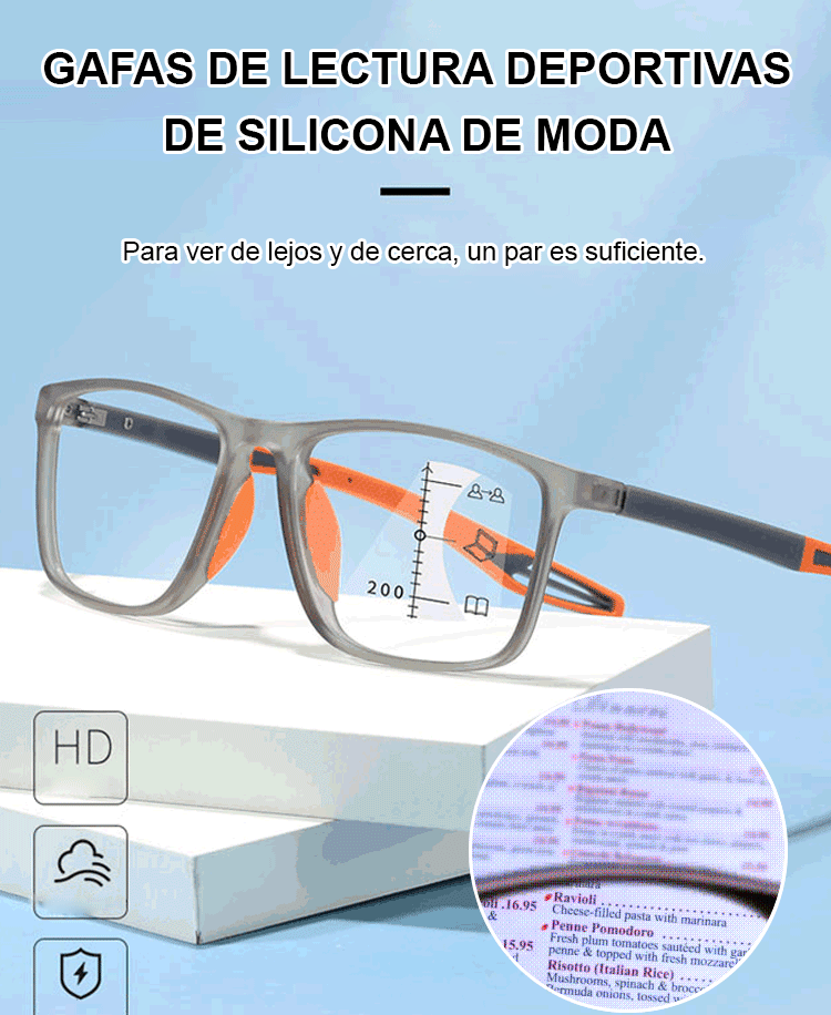 Gafas para Presbicia Antiluz Azul ActiveTR90 2.0