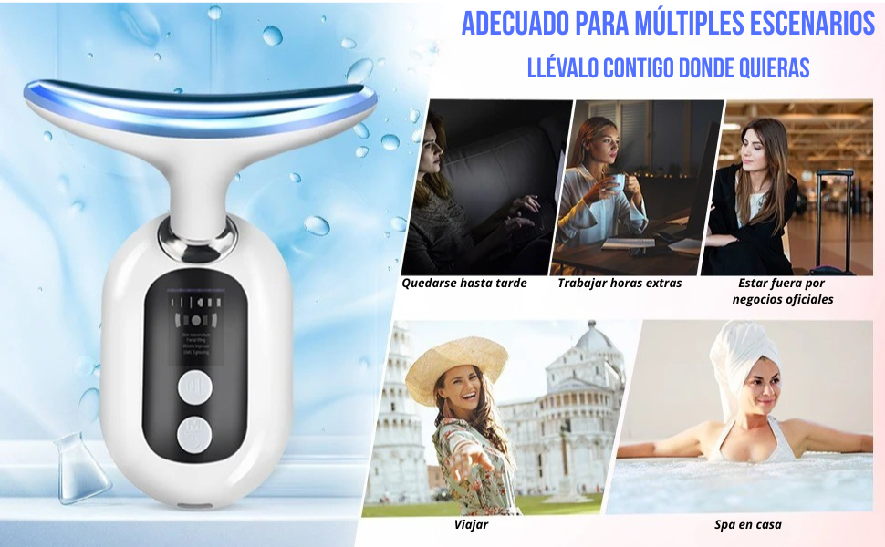 Masajeador Facial Wavi chic Rejuvenecedor "El Secreto de Belleza de las Celebridades - ¡Para Ti!"