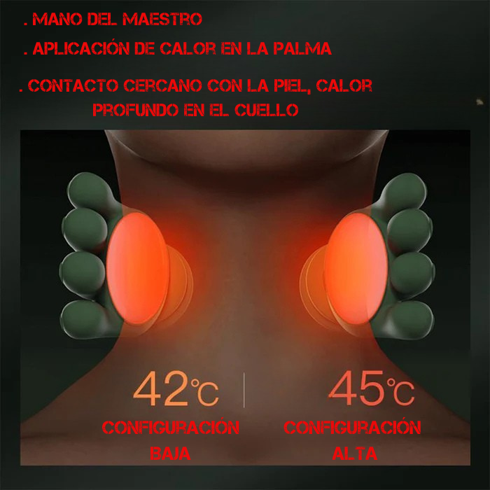 COMPRA 1 LLEVA 2 – Massageador de Calor que Alivia Cuello y Hombros en Minutos