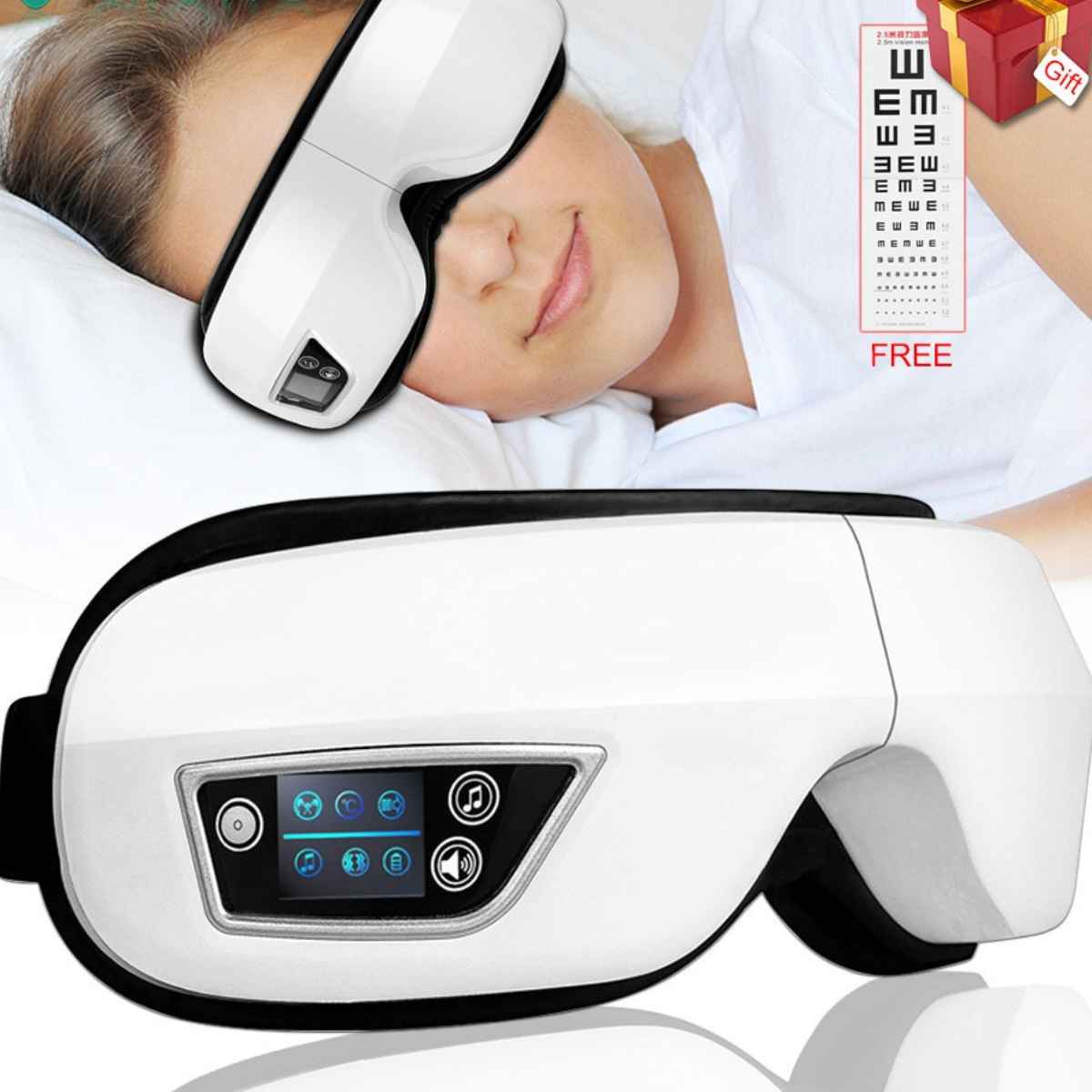 Masajeador de Ojos - Compresa Caliente - Bolsa de Fatiga y Arrugas!