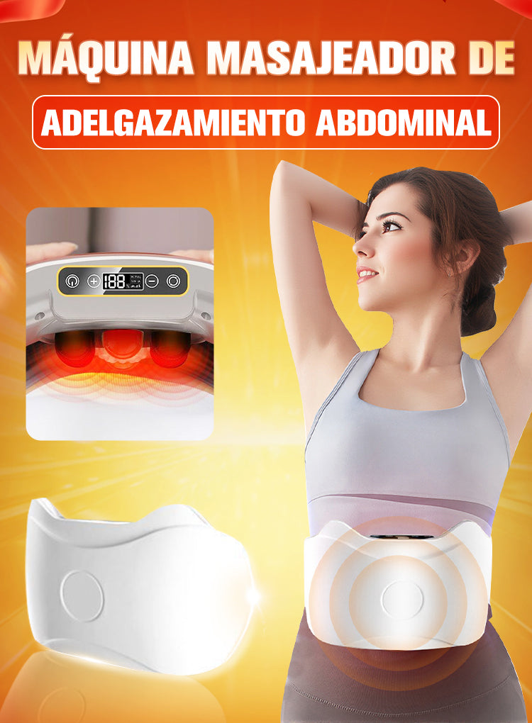 Masajeador Abdominal Eléctrico Inalámbrico – Quema Grasa, Reduce Hinchazón y Activa la Digestión Natural