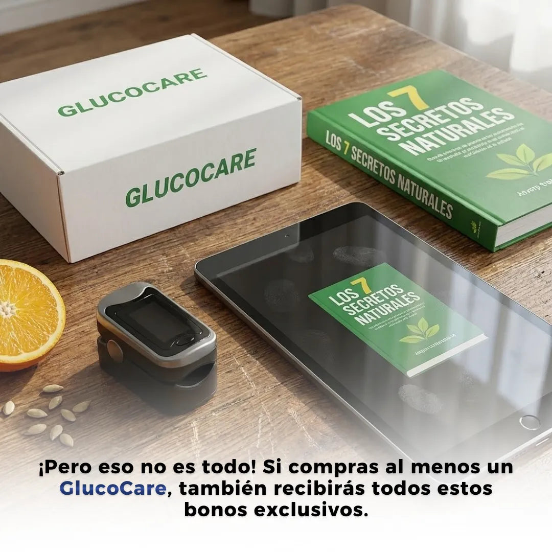 [GlucoCare™ 3 en 1] Glucosa, Presión y Oxígeno Sin Agujas + Regalo Exclusivo