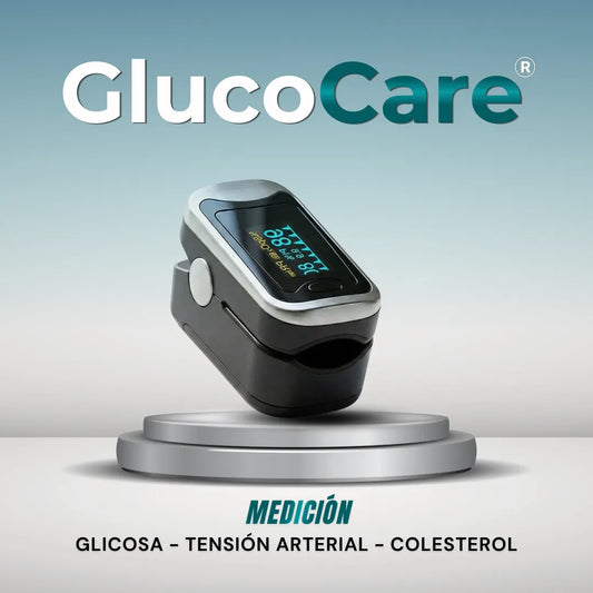 GlucoCare™ 3 en 1: Glucosa, Presión y Oxígeno Sin Agujas + Regalo Exclusivo