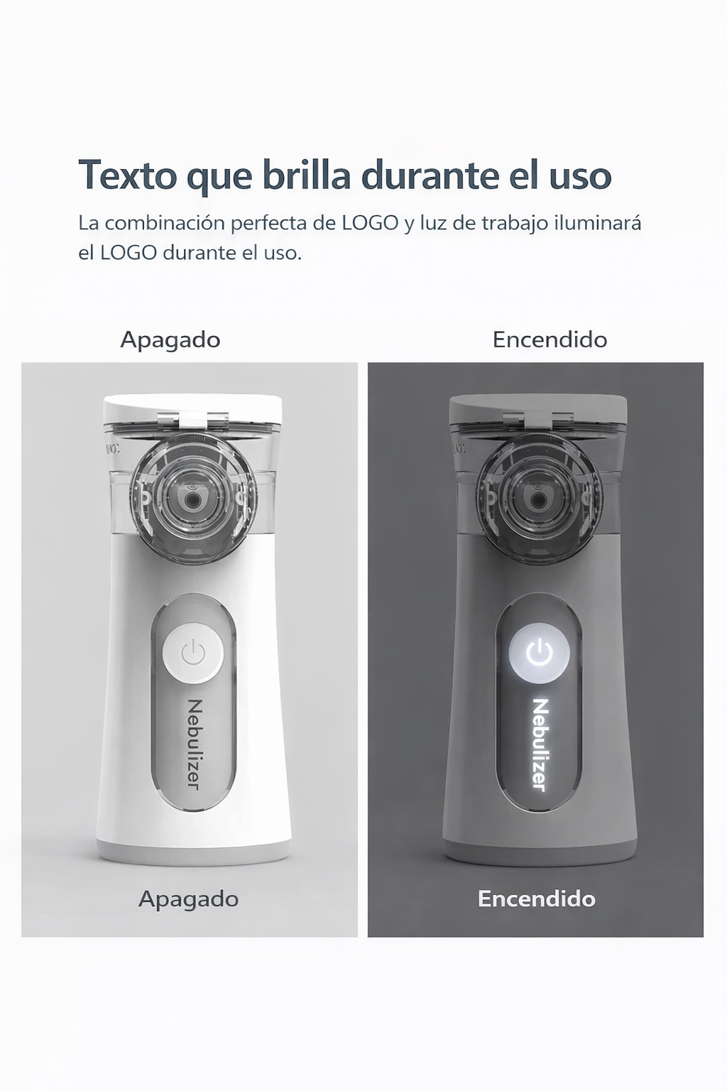 Nebulizador Eléctrico De Mano Silencioso Para Niños Y Adultos