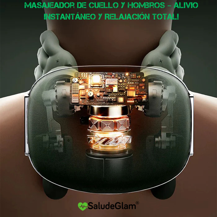 COMPRA 1 LLEVA 2 – Massageador de Calor que Alivia Cuello y Hombros en Minutos