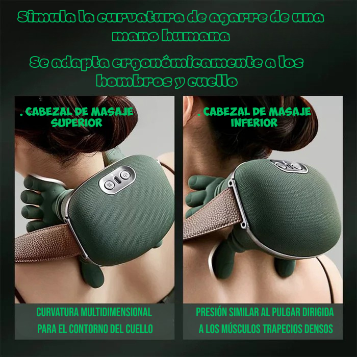 COMPRA 1 LLEVA 2 – Massageador de Calor que Alivia Cuello y Hombros en Minutos