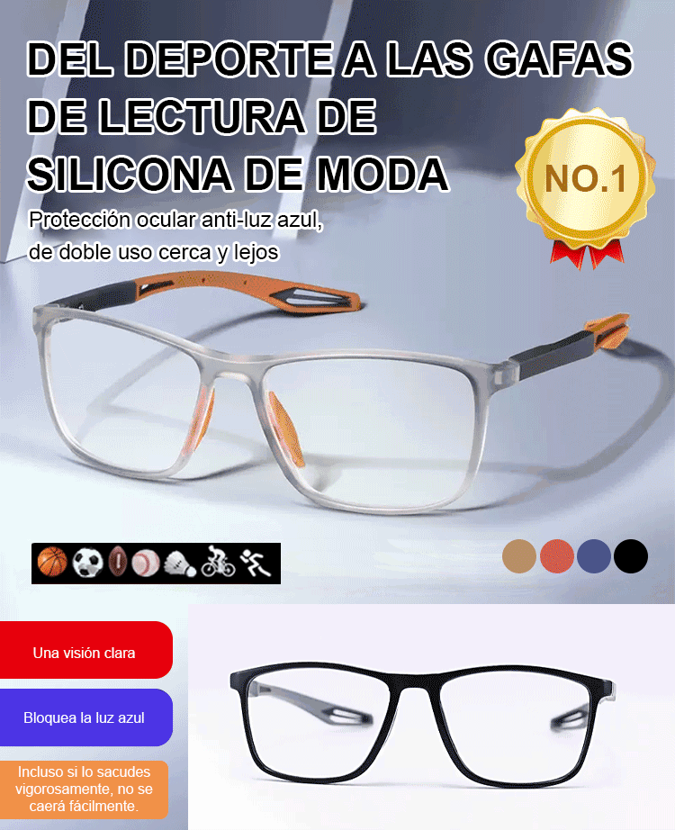 Gafas para Presbicia Antiluz Azul ActiveTR90 2.0